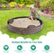 Sandbox with Built-in Corner Seat and Cover Ideal Gift for Kids